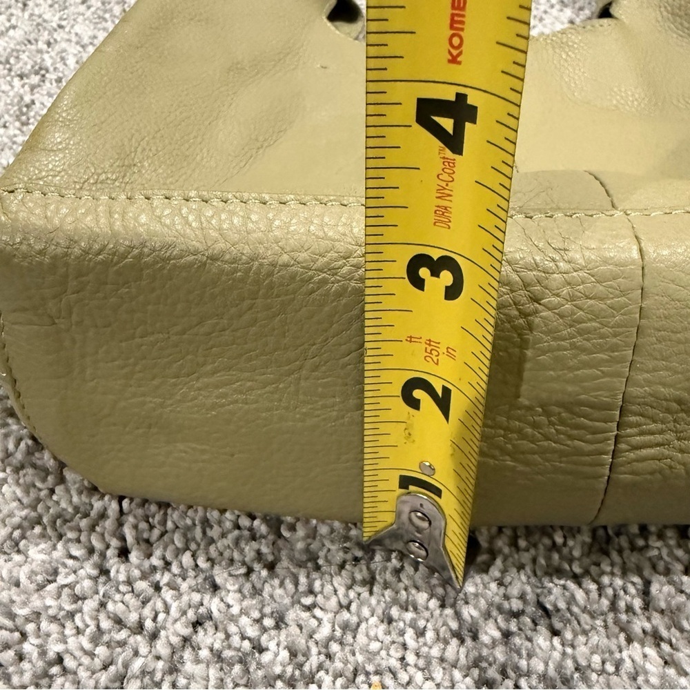 Lucky Brand Sage Green Genuine Leather Magnetic Closure Crossbody W/ Coin Bag - Picture 10 of 12